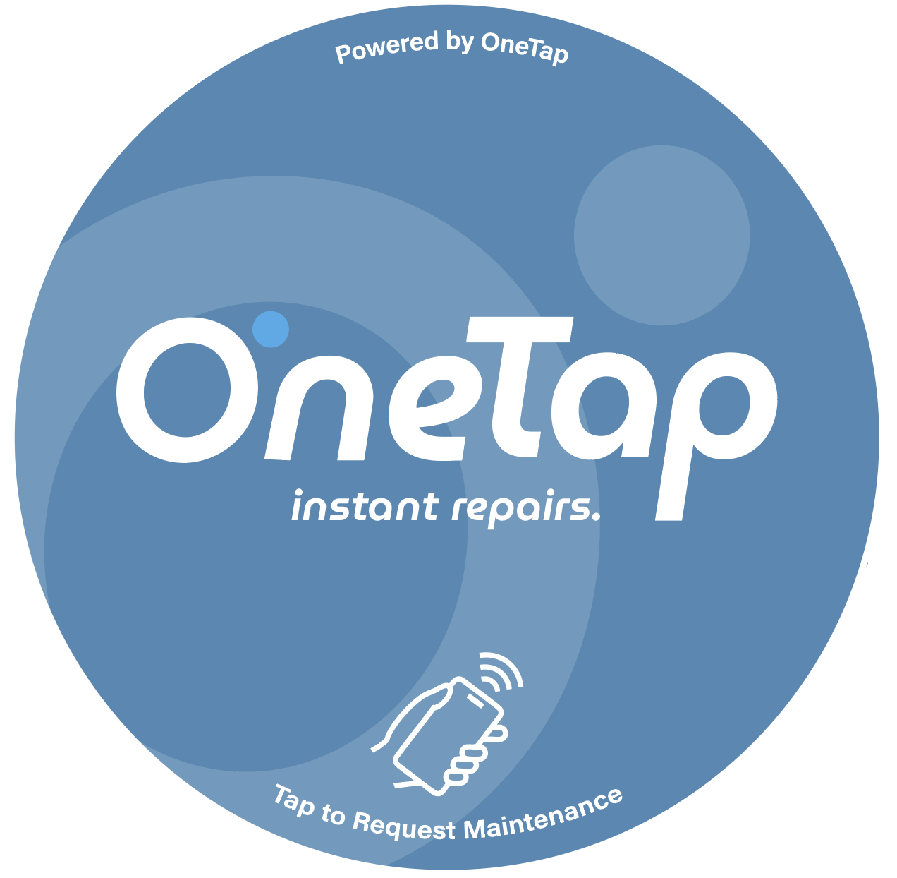 OneTap NFC tag - Tap to Request Maintenance